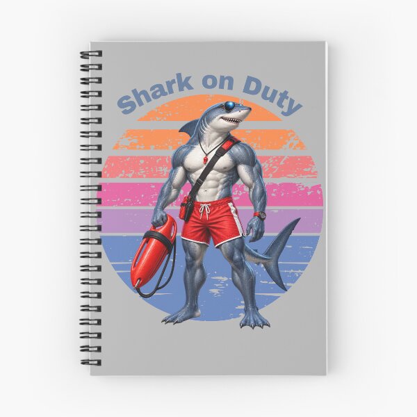 Item preview, Shark on Duty designed and sold by gomood.