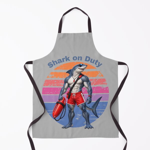 Item preview, Shark on Duty designed and sold by gomood.