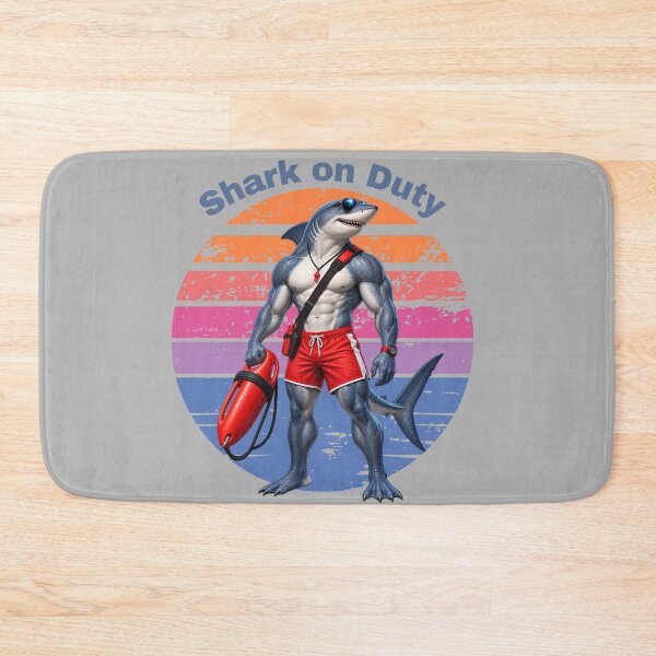 Item preview, Shark on Duty designed and sold by gomood.