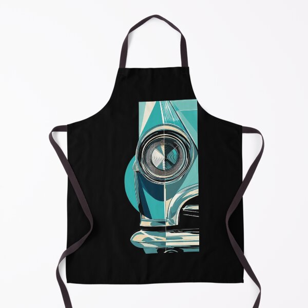 Item preview, Retro Teal Car Headlight – Geometric Vintage Automotive Art Design designed and sold by GeoBeast.