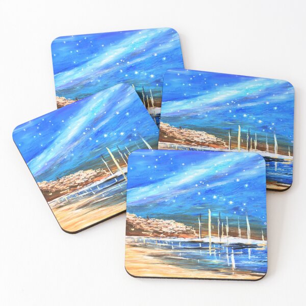 Item preview, Harbor at night designed and sold by Tanya Zevallos.