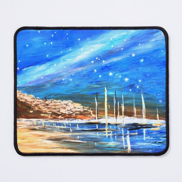 Item preview, Harbor at night designed and sold by Tanya Zevallos.