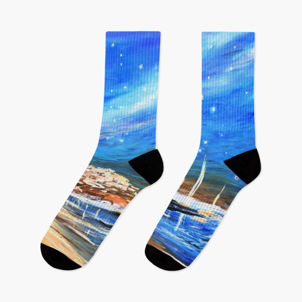Item preview, Harbor at night designed and sold by Tanya Zevallos.