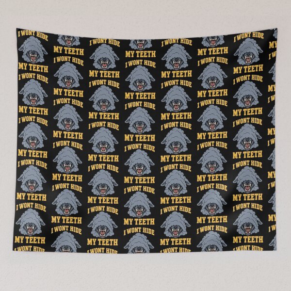 Item preview, I Won't Hide My Teeth Wolf in Sheep's Clothing designed and sold by TeeTimeTreasure.