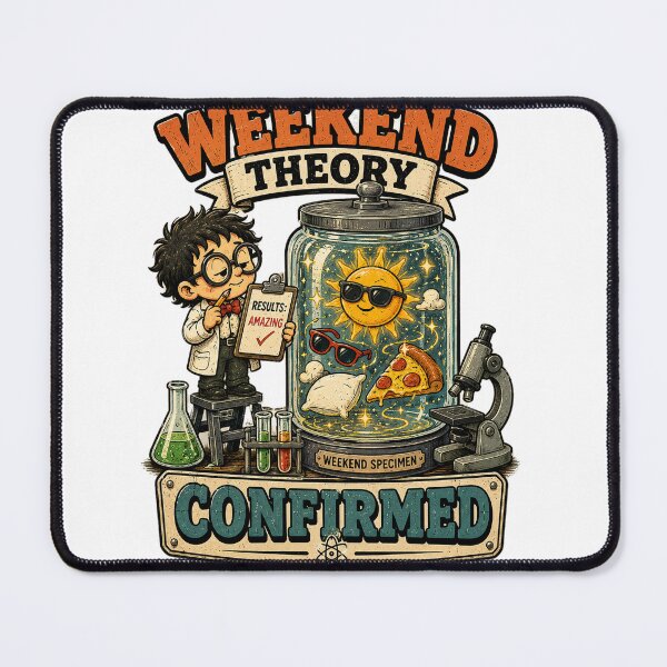 Item preview, Weekend Theory Confirmed – Funny Science & Weekend Lover designed and sold by NarpLTD.