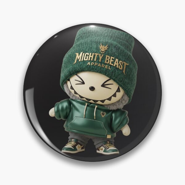 Item preview, Mighty Beast Emerald Green & Gold Luxury Streetwear Edition designed and sold by NeonSketch Lab.