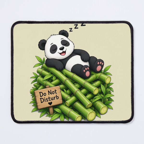 Item preview, Sleeping Panda Do Not Disturb Bamboo designed and sold by Meemana.