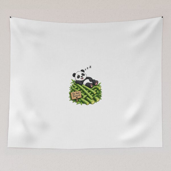 Item preview, Sleeping Panda Do Not Disturb Bamboo designed and sold by Meemana.