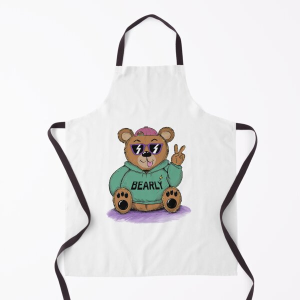 Item preview, Cool Bearly Teddy Bear – Hand-drawn Digital Art & Wallpaper designed and sold by MyVisionaryHuez.