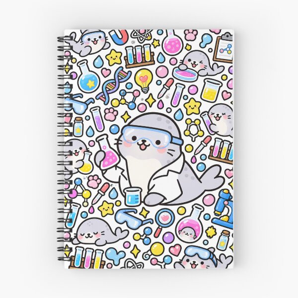 Item preview, Cute Seal Scientist Chemistry Lab Kawaii Science designed and sold by EntropyThreads.