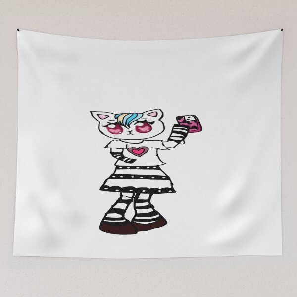 Item preview, Beautiful Emo Kitty designed and sold by Rainbowland123.
