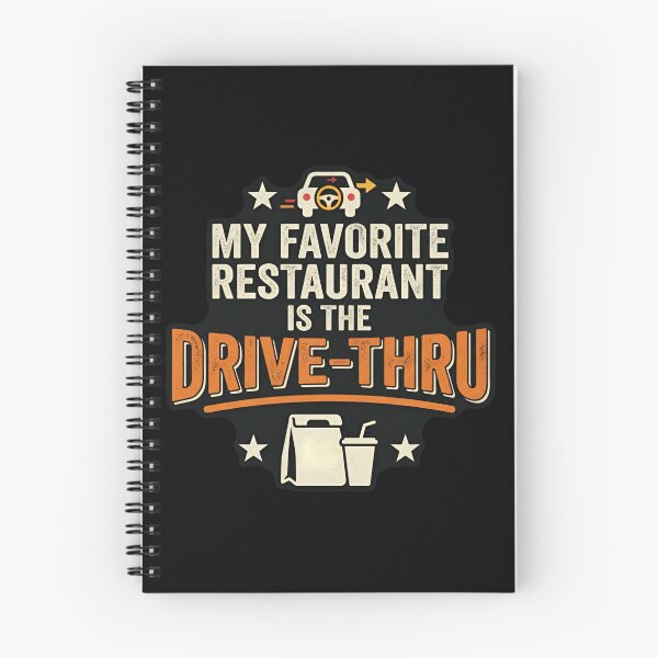 Item preview, My Favorite Restaurant Is The Drive-Thru Fast Food Humor designed and sold by DuckOddity.