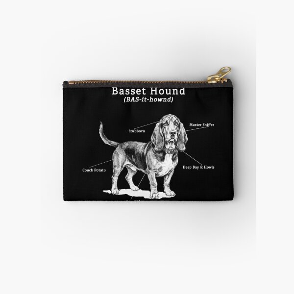 Item preview, Basset Hound Illustration for dark shirts designed and sold by SUP-R-Ts.
