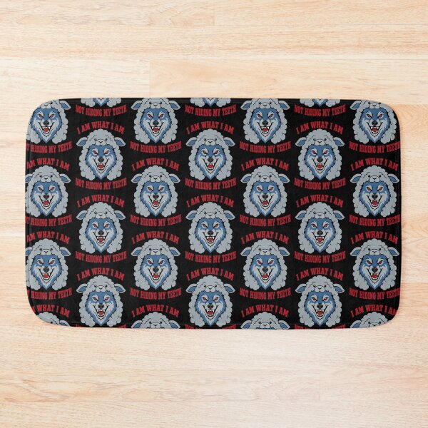 Item preview, I Am What I Am Not Hiding My Teeth Wolf in Sheep's Clothing designed and sold by TeeTimeTreasure.
