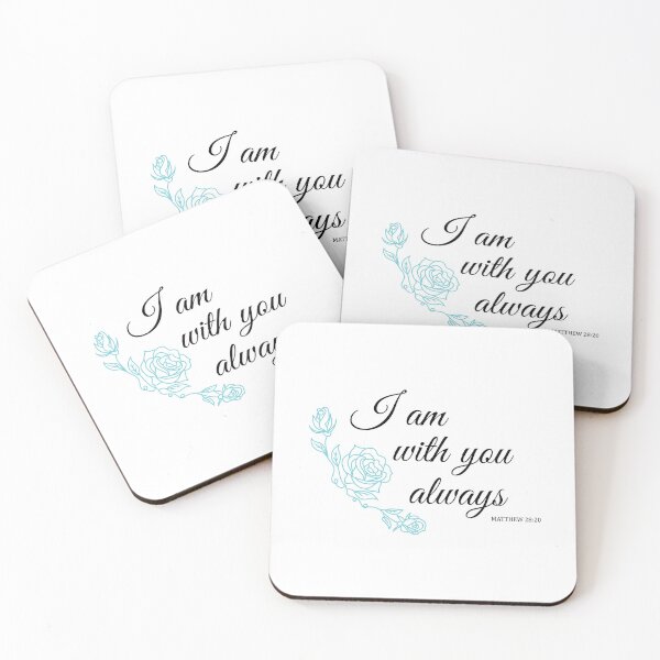 Item preview, I am with you always Christian artwork designed and sold by MagnoliaLake.