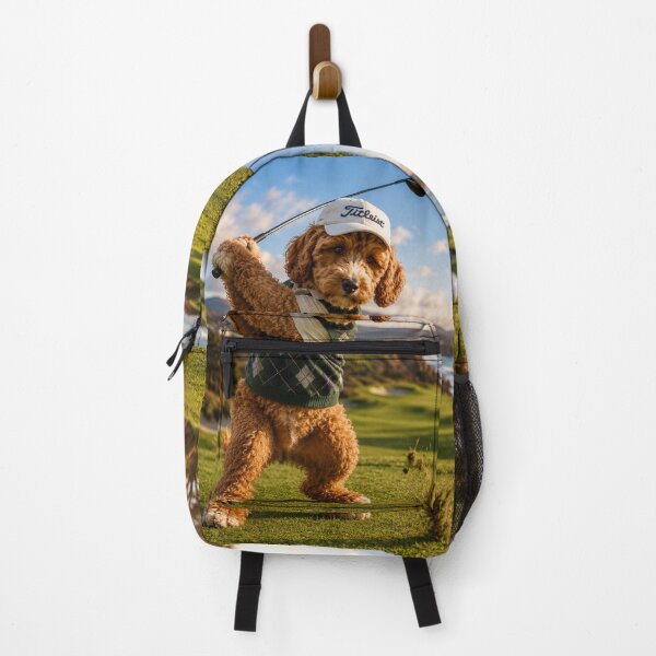 Item preview, Cockapoo Golfer on Coastal Fairway designed and sold by Paul Thompson Photography.