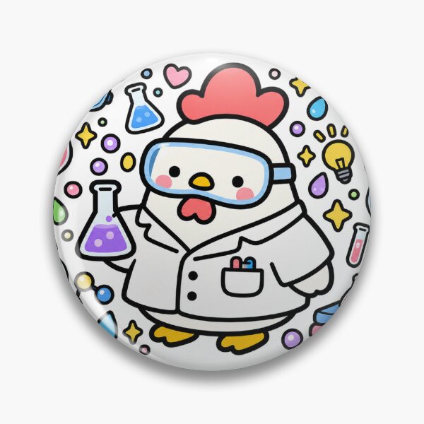 Item preview, Cute Scientist Chicken Chemistry Lab Science Humor designed and sold by EntropyThreads.