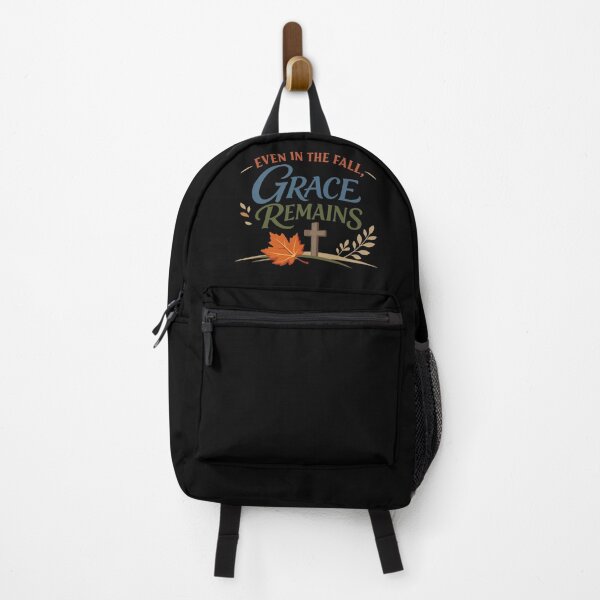 Item preview, Even in the Fall, Grace Remains Autumn Typography designed and sold by stylishdzign.
