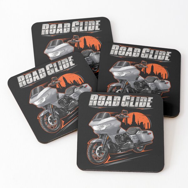 Item preview, Motorcycle Road Glide FLTRX 2024 Atlas Silver Metallic + Black for Motorcycle Riders designed and sold by MotoApparelHub.