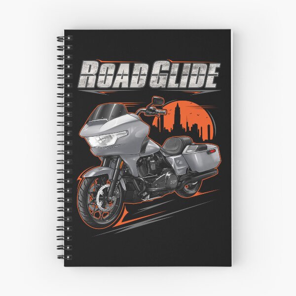 Item preview, Motorcycle Road Glide FLTRX 2024 Atlas Silver Metallic + Black for Motorcycle Riders designed and sold by MotoApparelHub.