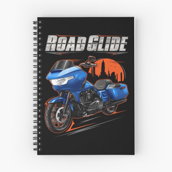 Item preview, Motorcycle Road Glide FLTRX 2024 Blue Burst + Black for Motorcycle Riders designed and sold by MotoApparelHub.