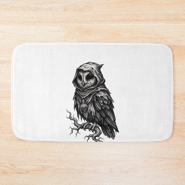 Item preview, Mystical occult hooded owl, Gothic magic designed and sold by OH-MY-GOTH.