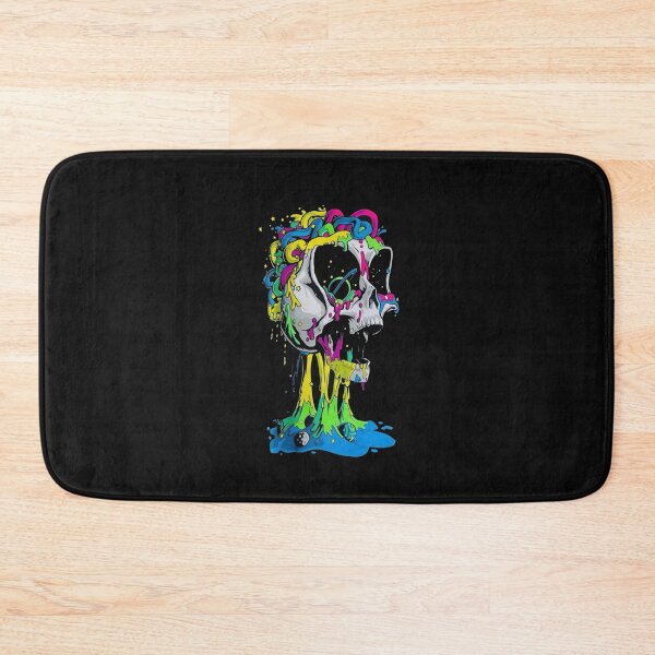 Item preview, Brain Invader Melting Skull – Cosmic Psychedelic Alien Horror  designed and sold by roartusa.