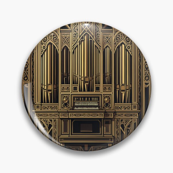Item preview, Pipe Organ Graphic Art Deco Style designed and sold by pinkal.