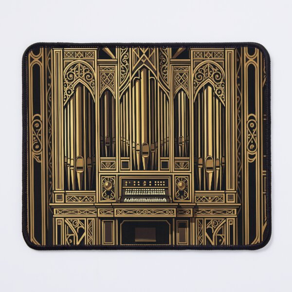 Item preview, Pipe Organ Graphic Art Deco Style designed and sold by pinkal.