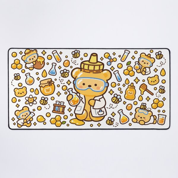 Item preview, Kawaii Honey Bear Scientist in Chemistry Lab designed and sold by EntropyThreads.