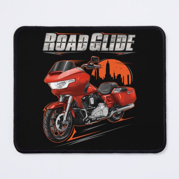 Item preview, Motorcycle Road Glide FLTRX 2024 Whiskey Fire + Chrome for Motorcycle Riders designed and sold by MotoApparelHub.