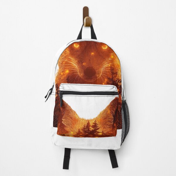 Item preview, Fiery Magical Forest Fox Silhouette designed and sold by LC&LCPlatform.