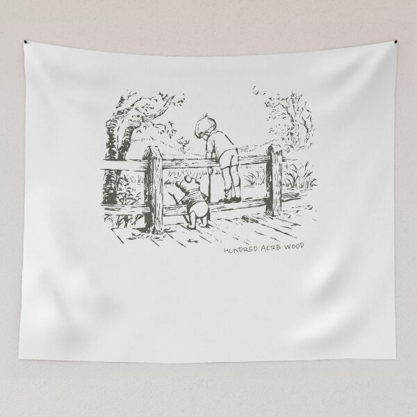 Item preview, Vintage Storybook Forest Scene Whimsical Woodland Nature Illustration designed and sold by Thedustyart.