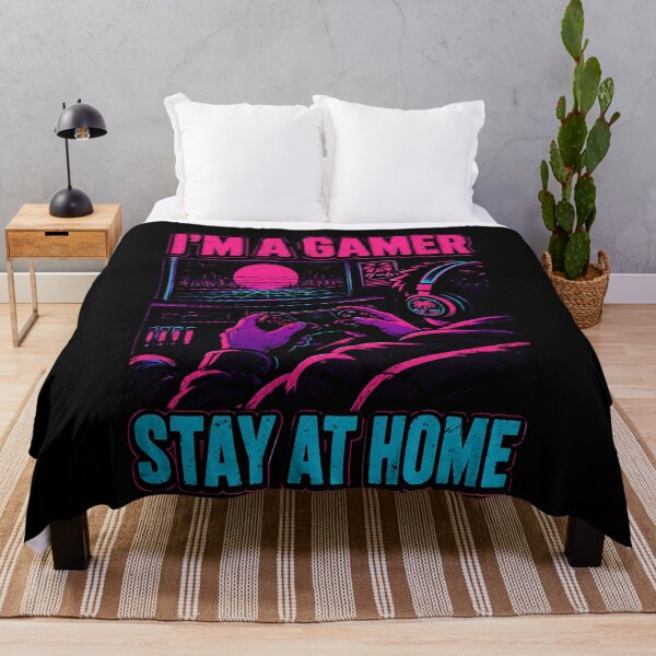 Item preview, Stay At Home Gamer Vibes Retro Graphic designed and sold by rafaeltto.