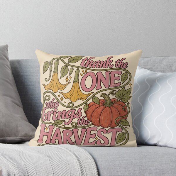 Item preview, Thank the One Who Brings the Harvest – Christian Fall Pumpkin Bible Verse 2 Corinthians 9:10 designed and sold by SezzyDesigns.