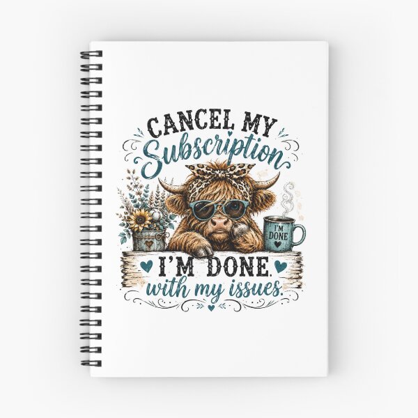 Item preview, Cancel My Subscription I'm Done with My Issues Sarcastic Farmhouse designed and sold by ZACK ART.