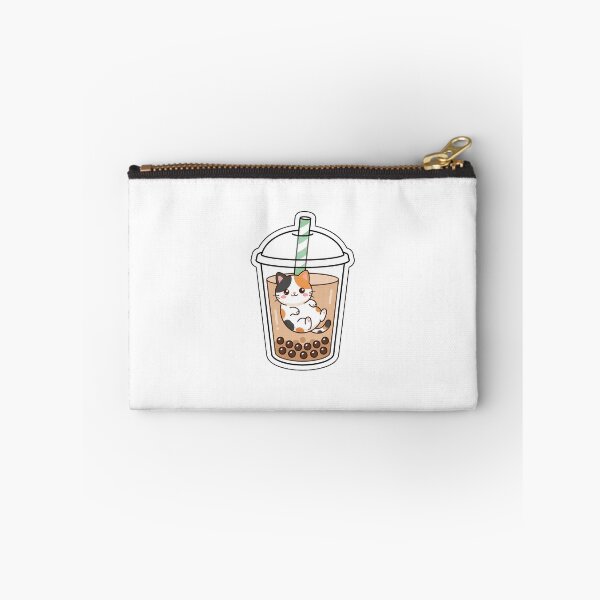Item preview, Calico Cat Boba Milk Tea - Cute Beverage Animal Sticker designed and sold by SimpleP.