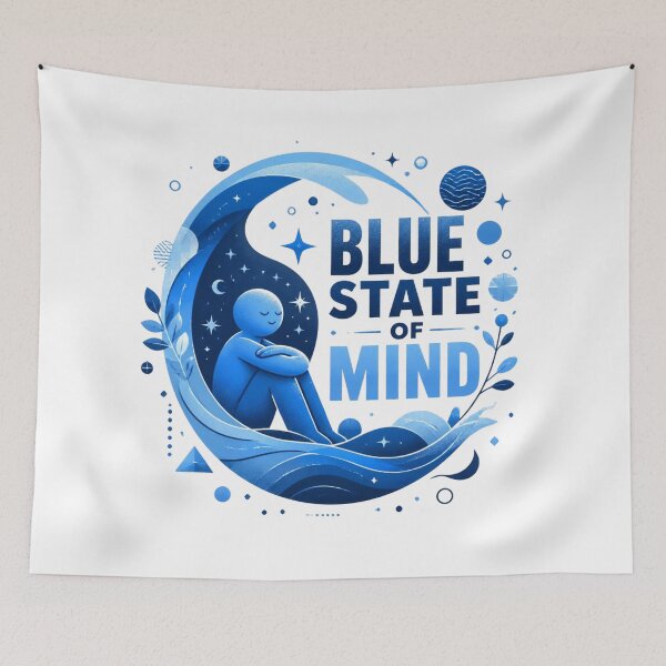 Item preview, Blue State of Mind designed and sold by Stylestickers55.