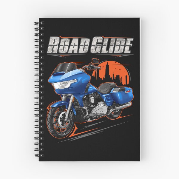 Item preview, Motorcycle Road Glide FLTRX 2024-2025 Blue Burst & Chrome for Motorcycle Riders designed and sold by MotoApparelHub.