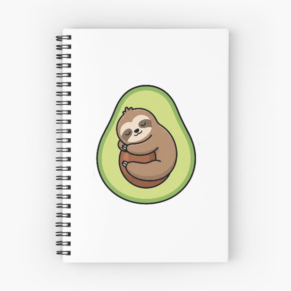 Item preview, Avo-Sloth Cute Avocado Pit - Sleepy Food Animal Sticker designed and sold by SimpleP.