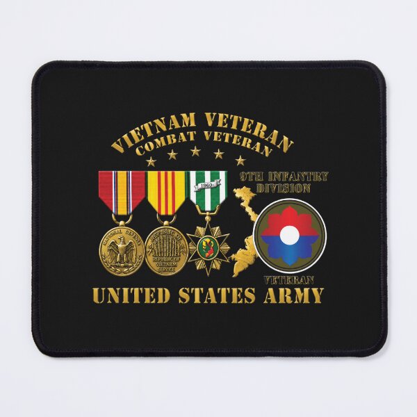 Item preview, Army - Vietnam Vet - w Medals - VN - 9th Infantry Division - 3D Enhanced X 300 designed and sold by Military Insignia Products.