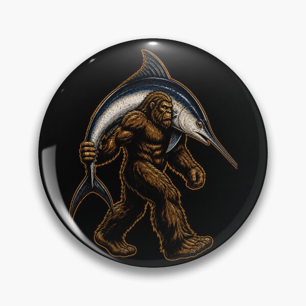 Item preview, Bigfoot with a Marlin Catch designed and sold by rafaeltto.