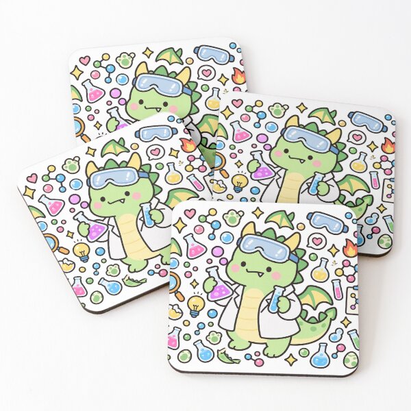 Item preview, Cute Scientist Dragon Chemistry Lab Kawaii Science designed and sold by EntropyThreads.