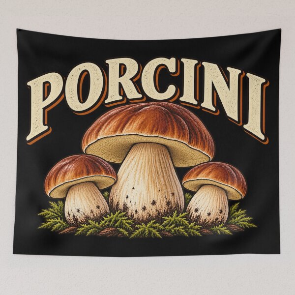 Item preview, Porcini Mushroom Vintage Foraging Design designed and sold by OddHobbyClub.