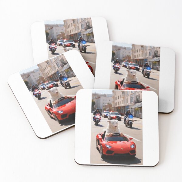Item preview, VIP Escort - Snowy driving a Red Sports Car designed and sold by Snowysjourney.