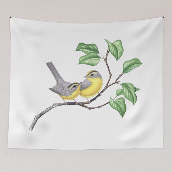 Item preview, Golden-crowned Warbler (Basileuterus culicivorus) designed and sold by JadaFitch.