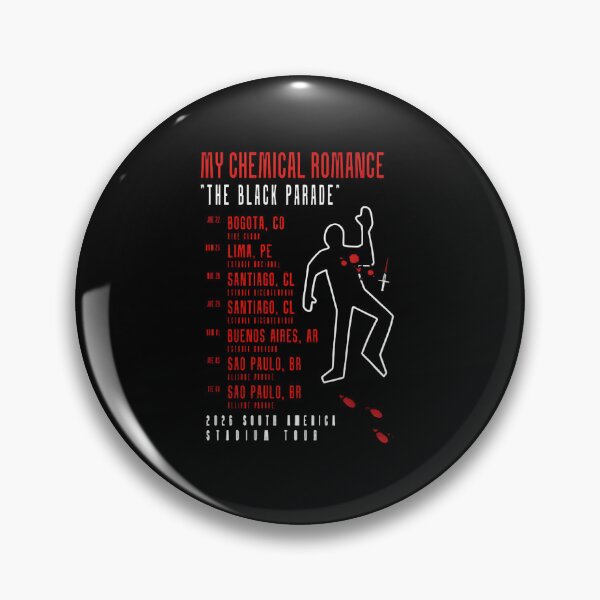 Item preview, My Chemical Romance The Black Parade 2026 South America Tour designed and sold by RoadhouseRStore.