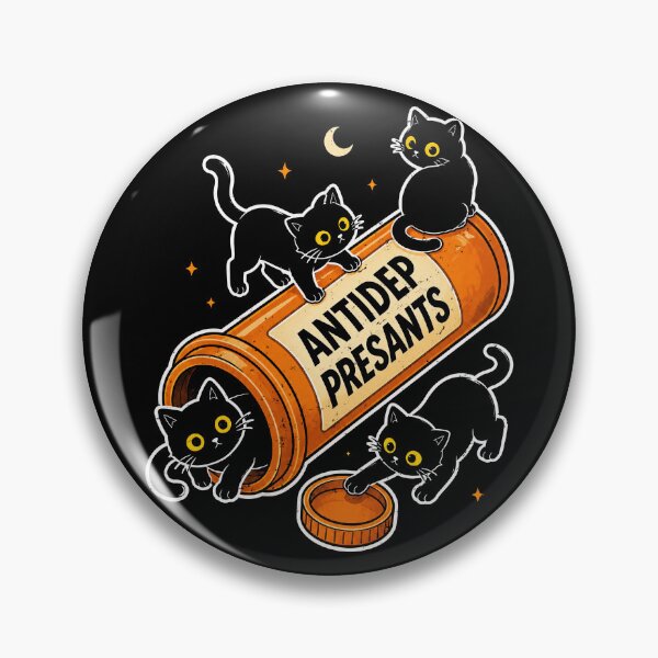 Item preview, Playful black cats in a medicine bottle design designed and sold by rafaeltto.