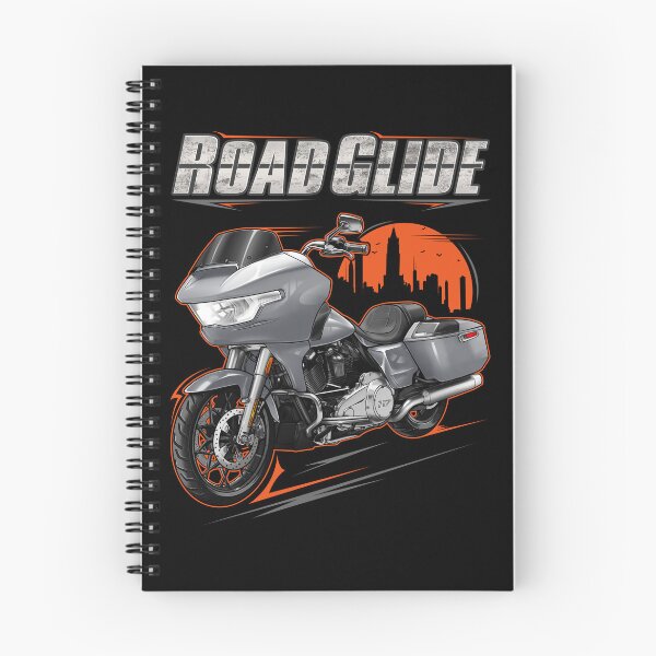 Item preview, Motorcycle Road Glide FLTRX 2025 Atlas Silver Metallic & Chrome for Motorcycle Riders designed and sold by MotoApparelHub.