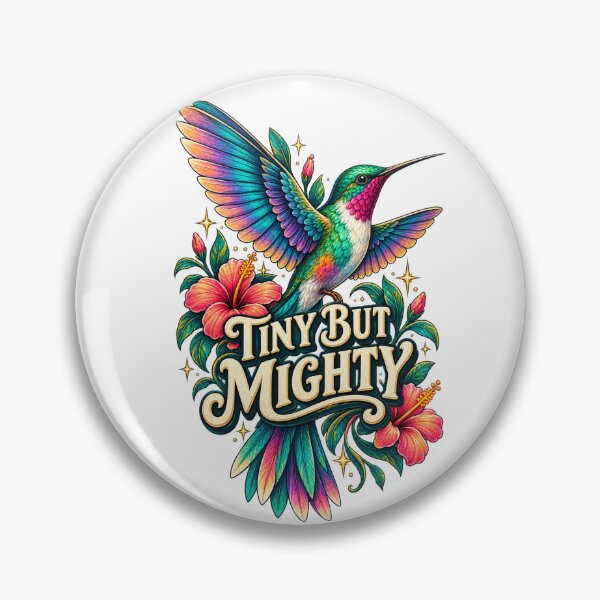 Item preview, Tiny but Mighty Colorful Hummingbird designed and sold by Kimberly Palmer.